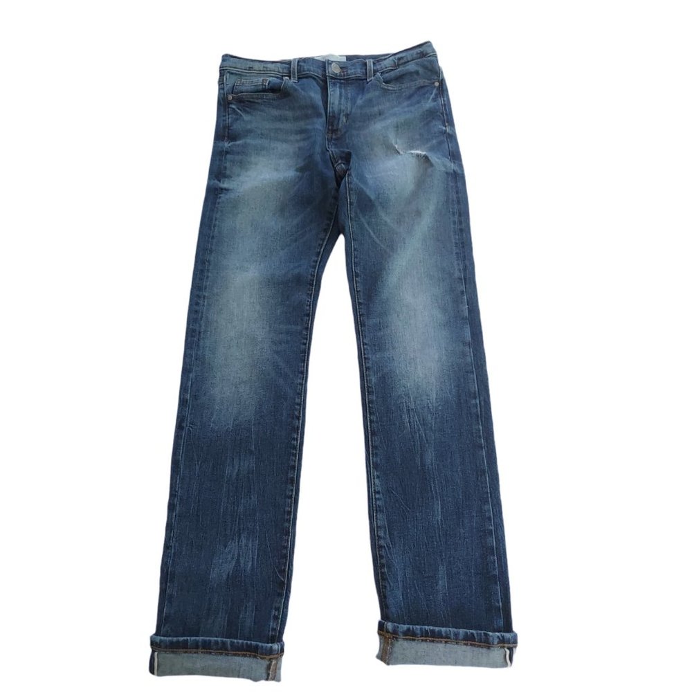 BANANA REPUBLIC Women's Straight Selvedge Boyfriend Jeans Size 26x31, 29 actual